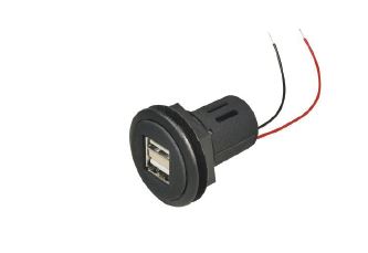 Power USB Doppelsteckdose - Einbauöffnung; 27,8 mm
